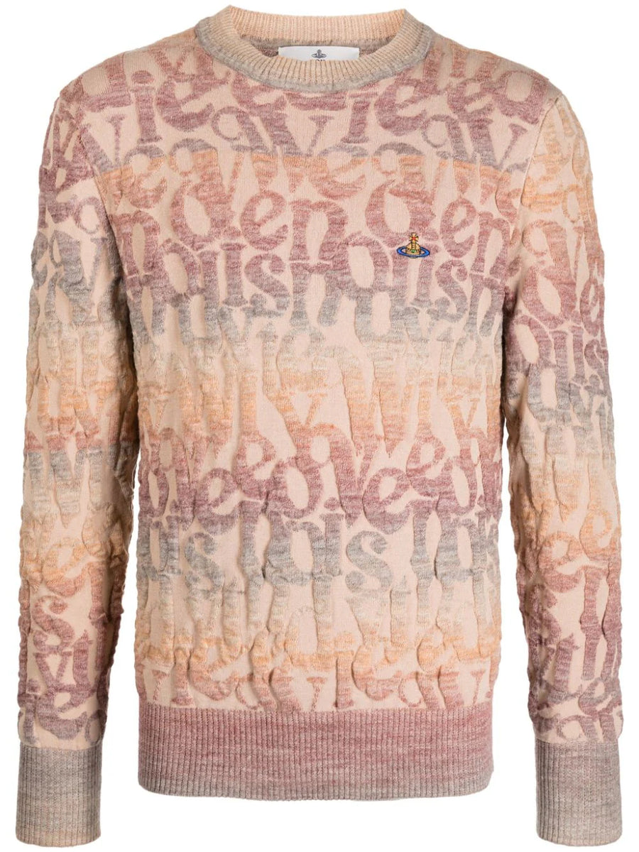 Louis Vuitton Intarsia Jacquard Graphic Cashmere Crewneck