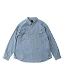 Langer Chambray L/S Light Indigo