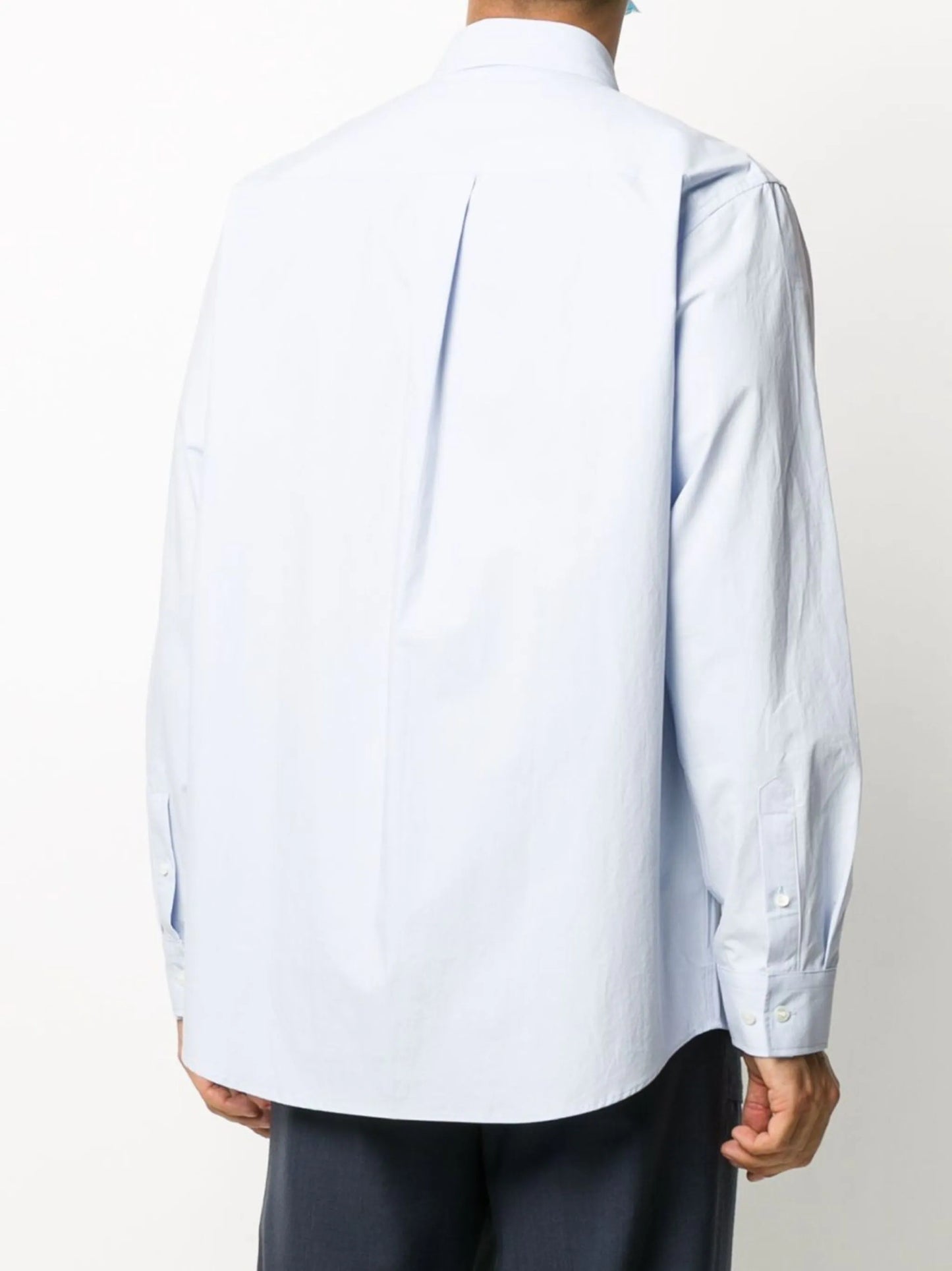 Tonal Applique Buttoned Shirt