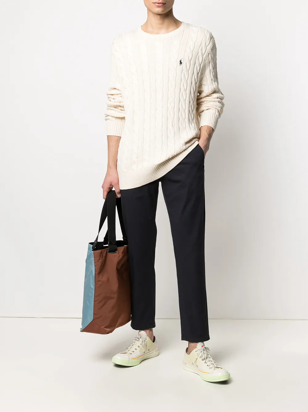 Cable-Knit Cotton Jumper