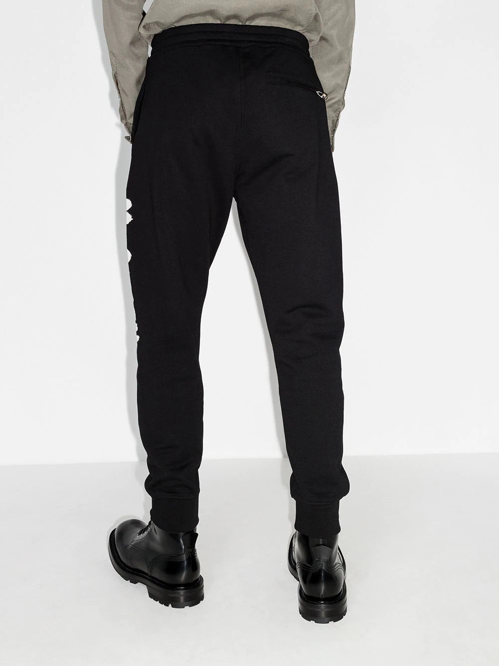 Logo Graffiti Print Track Pants