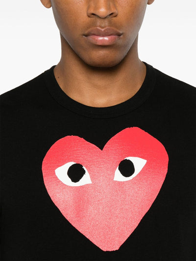 Heart-Print T-Shirt