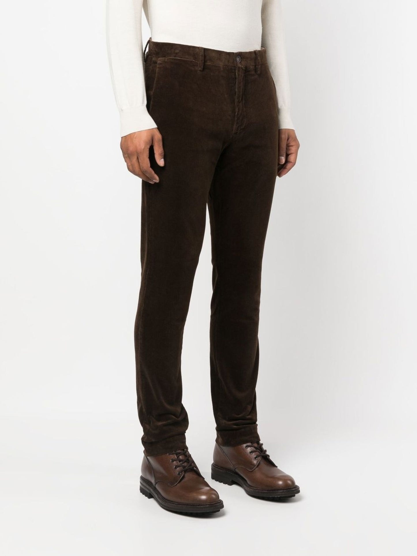 Straight-Leg Corduroy Trousers