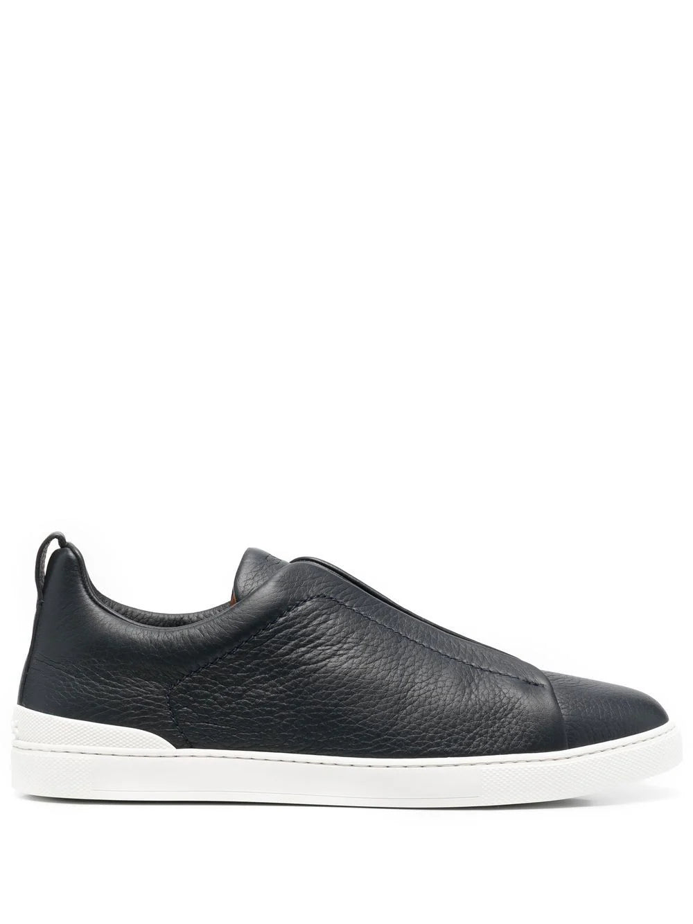 Slip-On Leather Sneakers