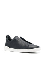 Slip-On Leather Sneakers