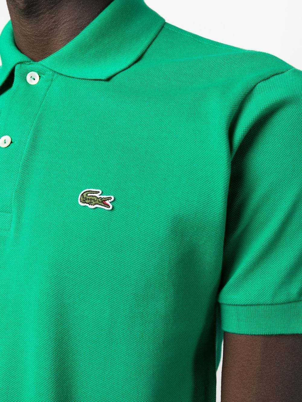 Logo-Patch Short-Sleeve Polo Shirt