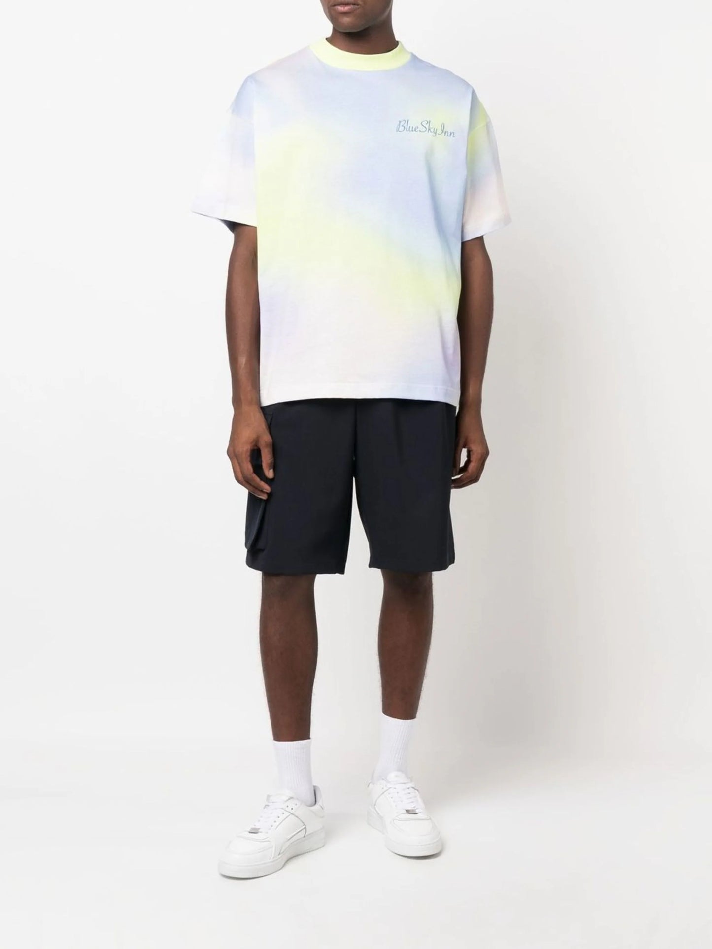 Tie Dye Logo Print T-Shirt