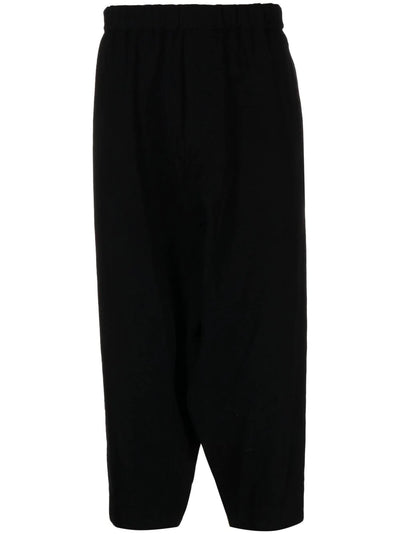 Cropped Wool Trousers