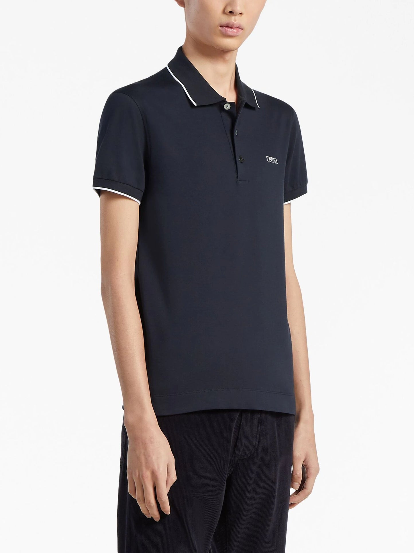 Stretch-Cotton Polo Shirt