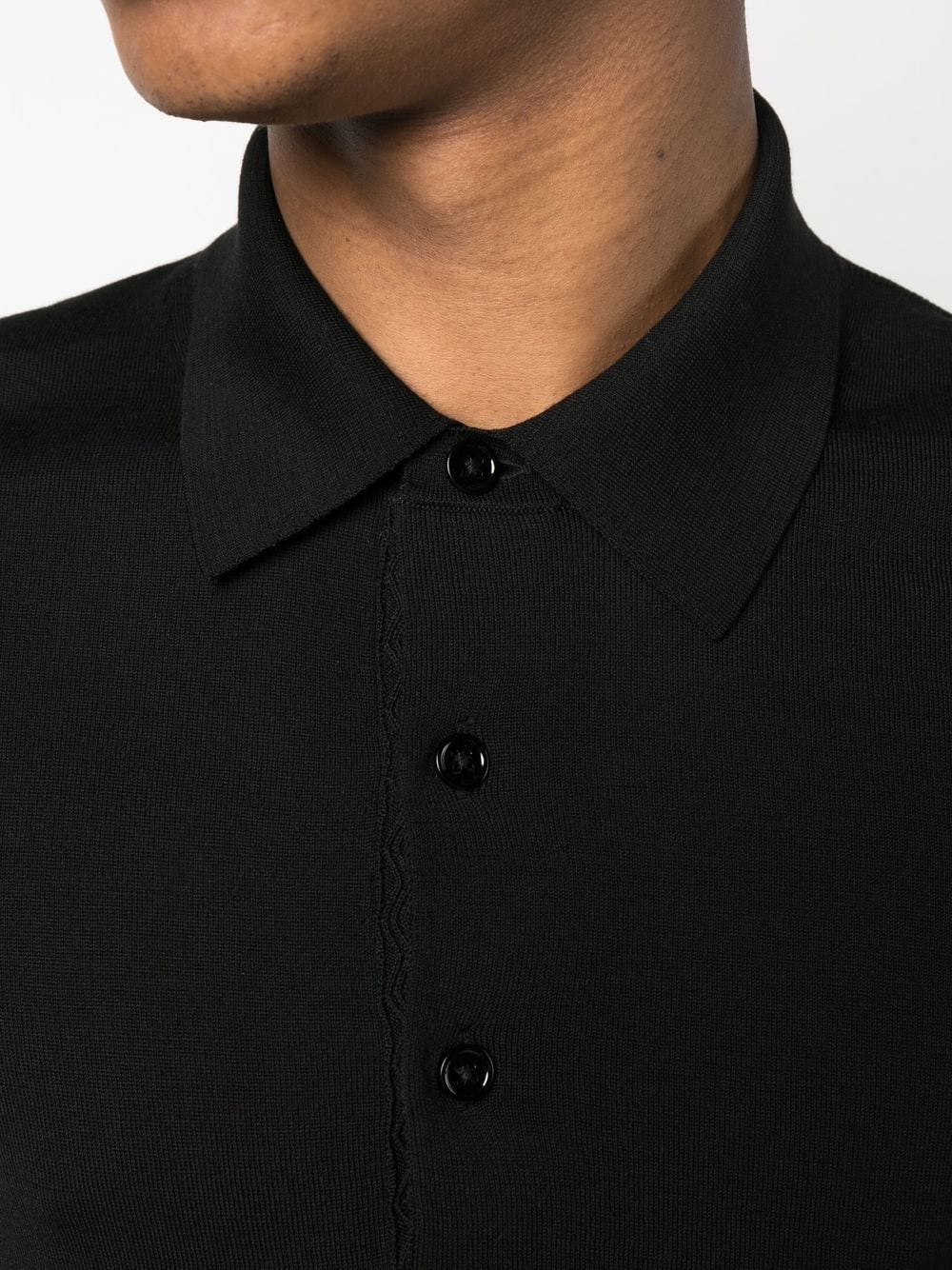 Long-Sleeve Polo Shirt