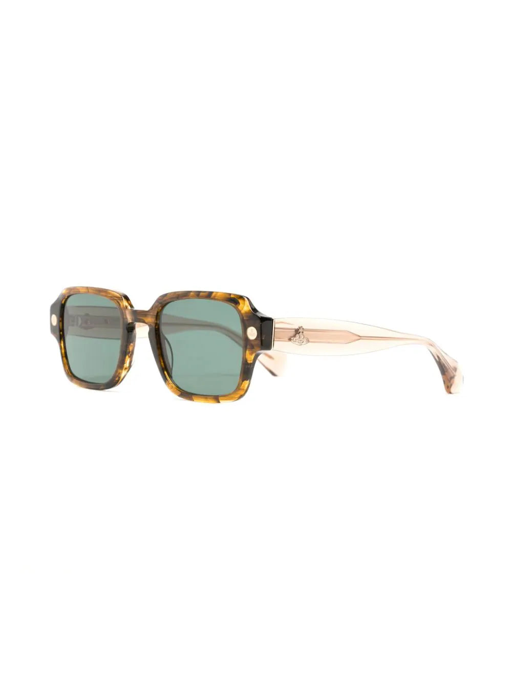 Tortoiseshell Square-Frame Sunglasses