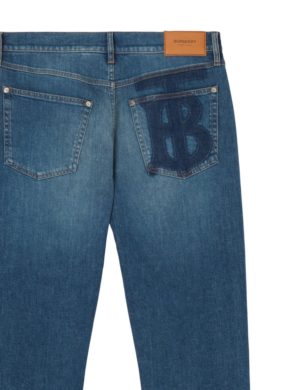 Monogram Straight-Leg Jeans