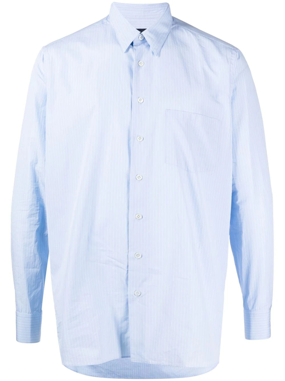 Pinstripe-Print Cotton Shirt