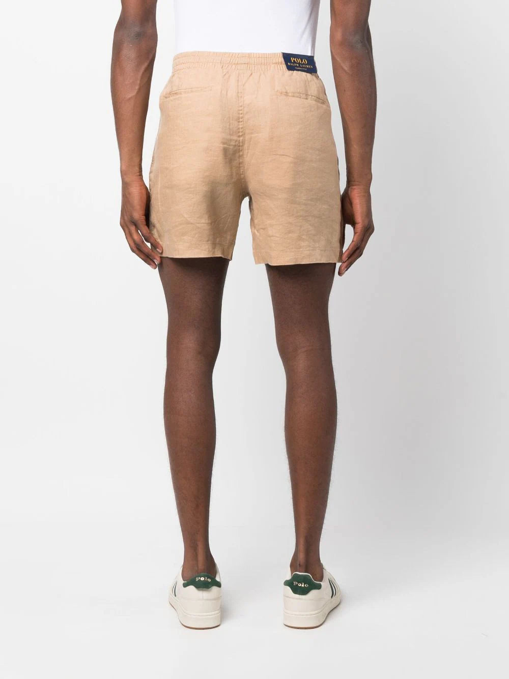 Logo-Patch Thigh-Length Shorts