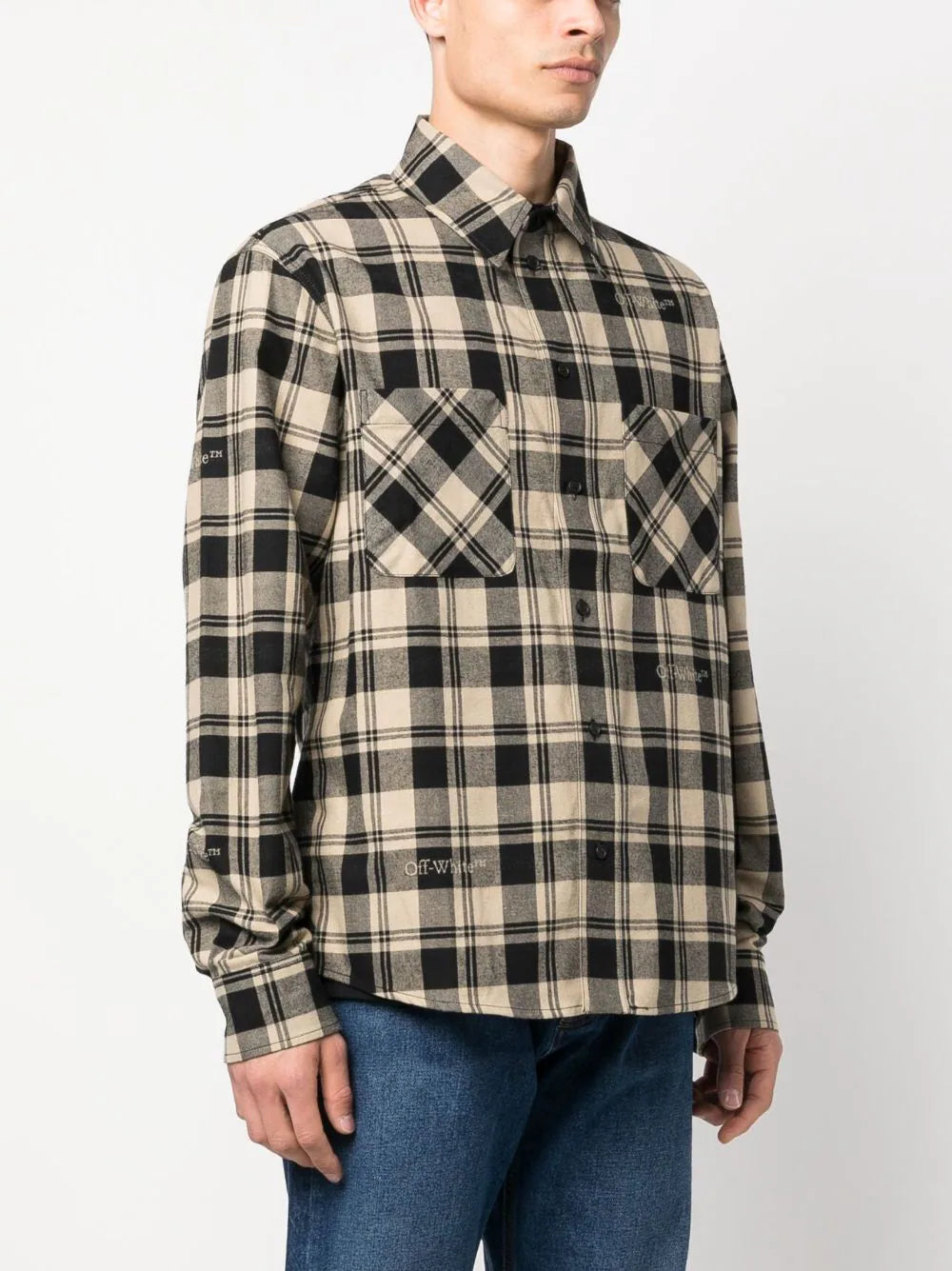 Check-Print Flannel Shirt