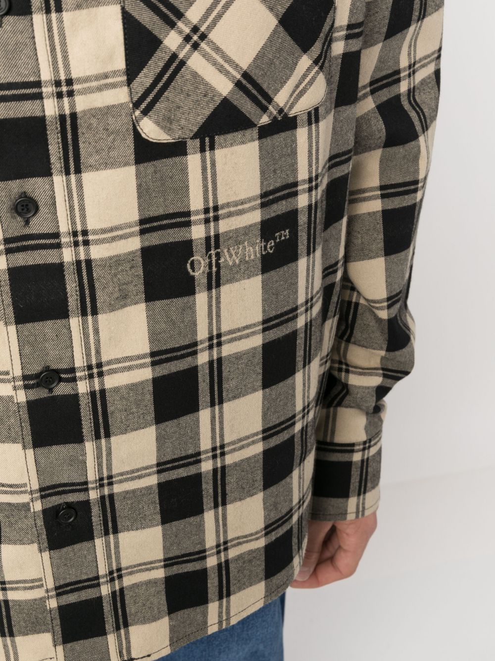 Check-Print Flannel Shirt