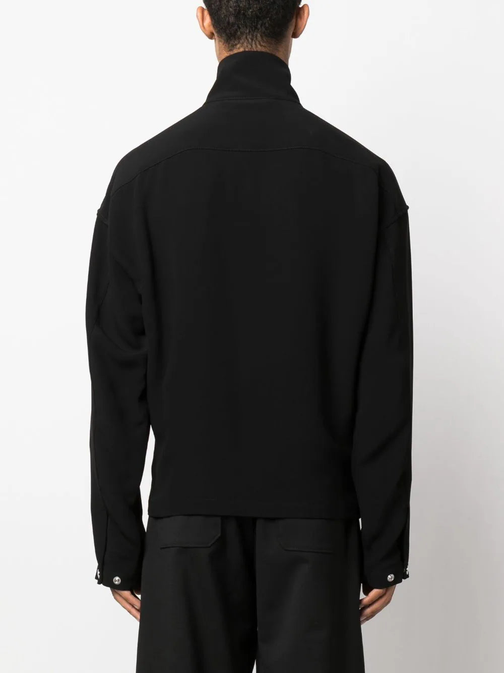 High-Neck Zipped Jacket