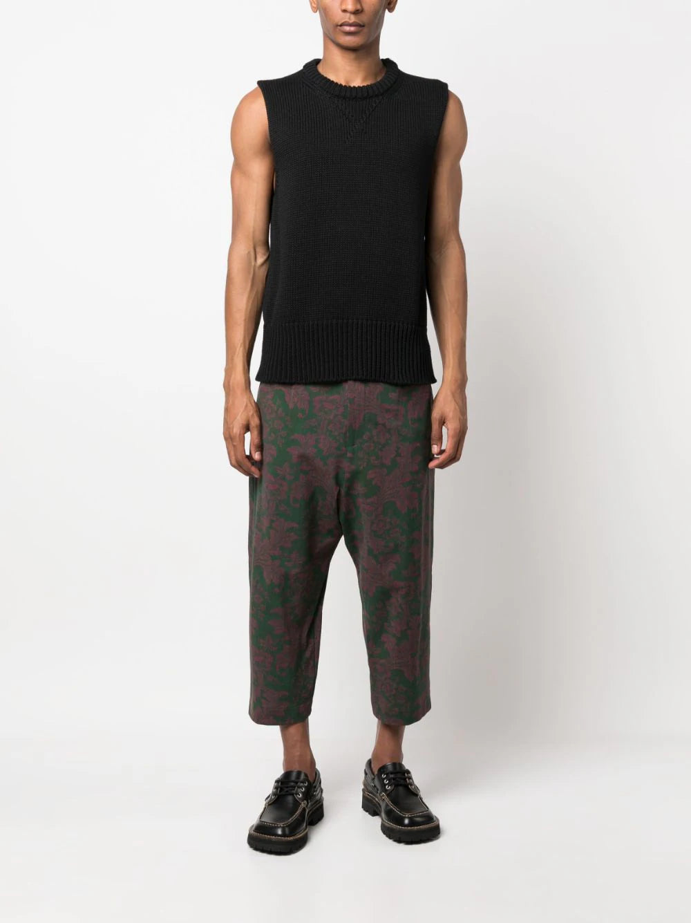 Floral-Print Trousers