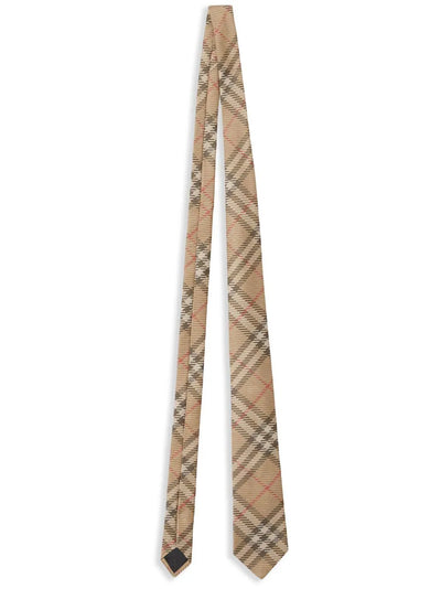 Check Silk Tie