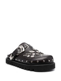 Studded Leather Slippers