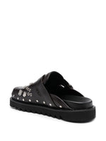 Studded Leather Slippers