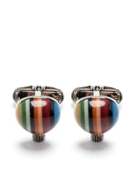 Logo-Engraved Polished-Finish Cufflinks