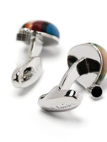 Logo-Engraved Polished-Finish Cufflinks