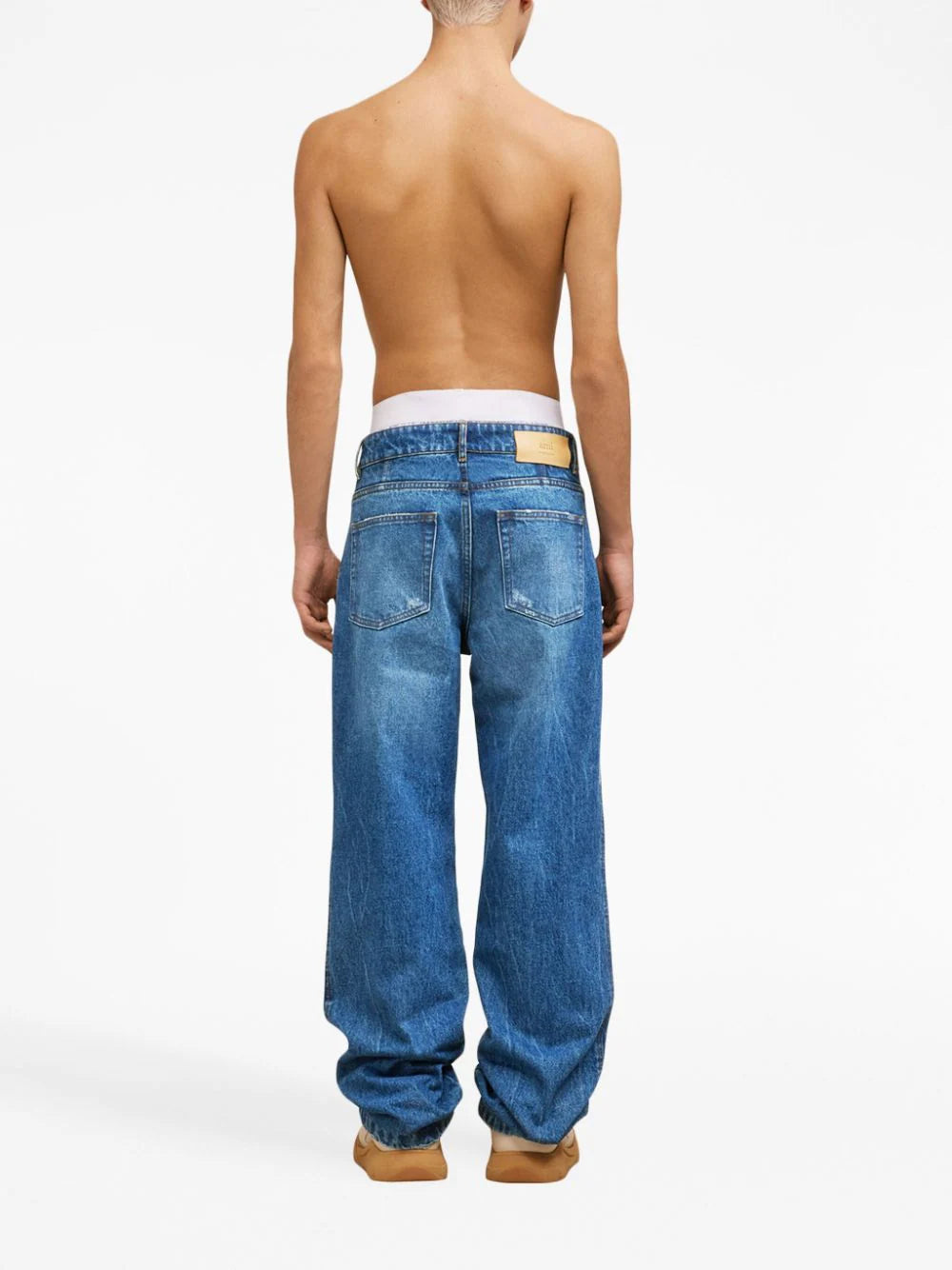 Low-Rise Straight-Leg Jeans