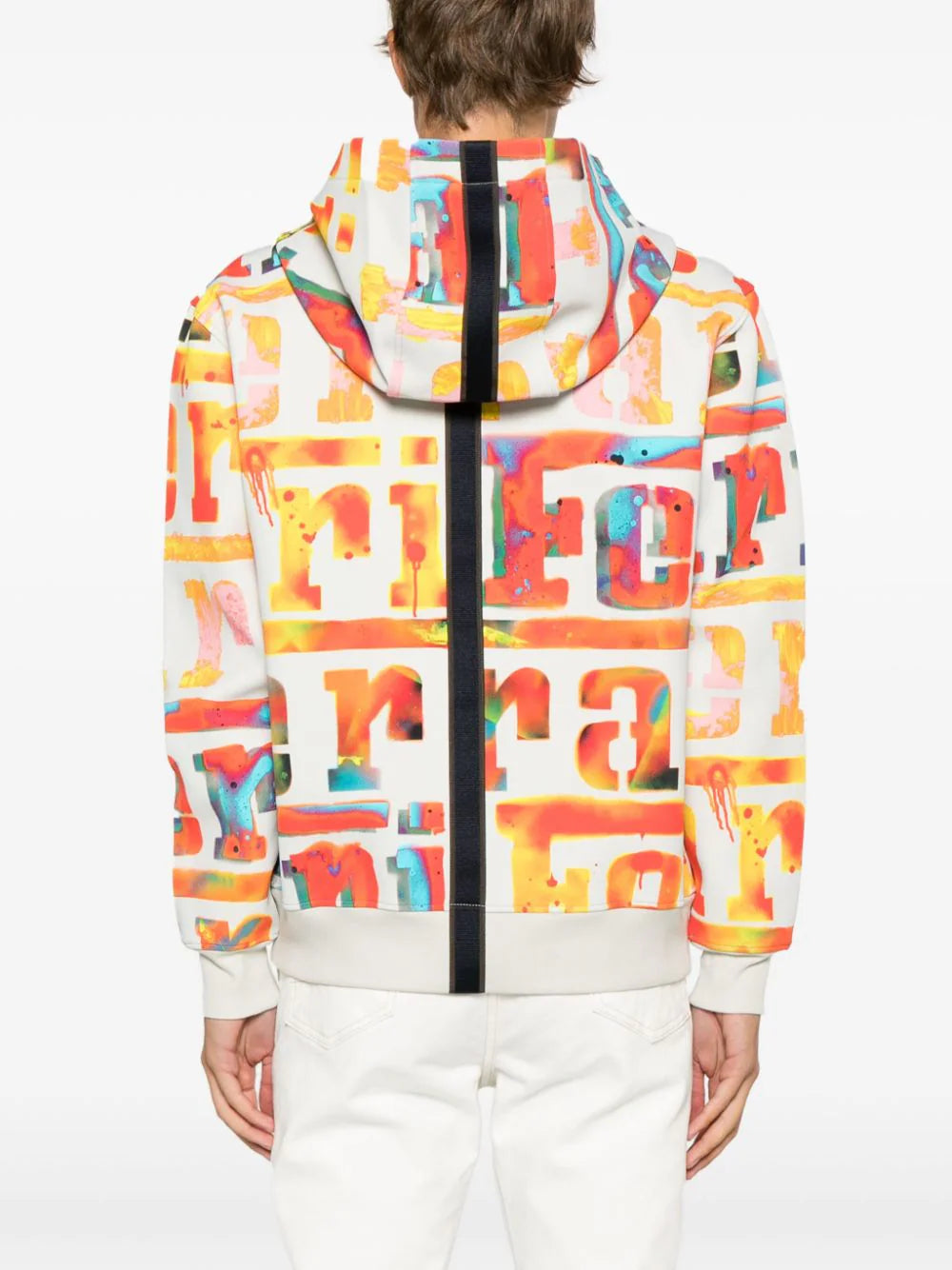 Logo-Print Zip-Up Hoodie