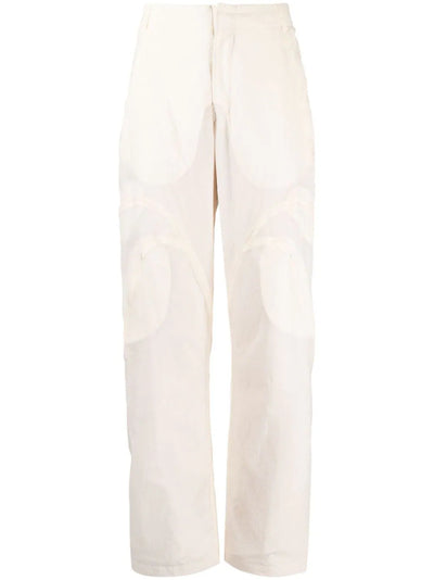 Multi-Pocket Straight-Leg Trousers