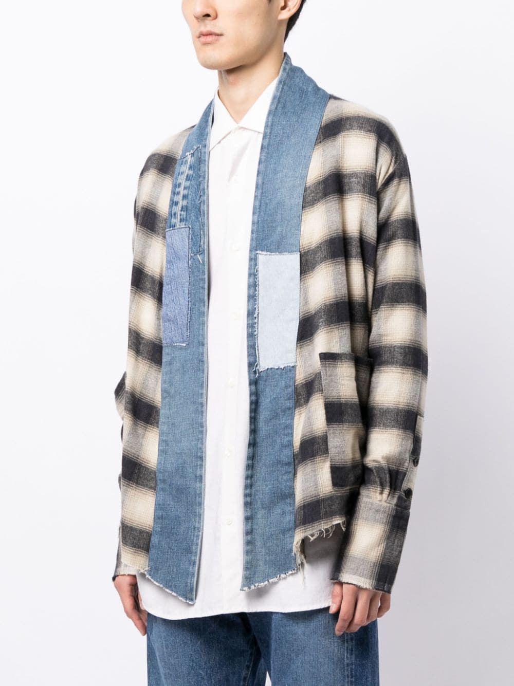 Patchwork Shirt Jacket