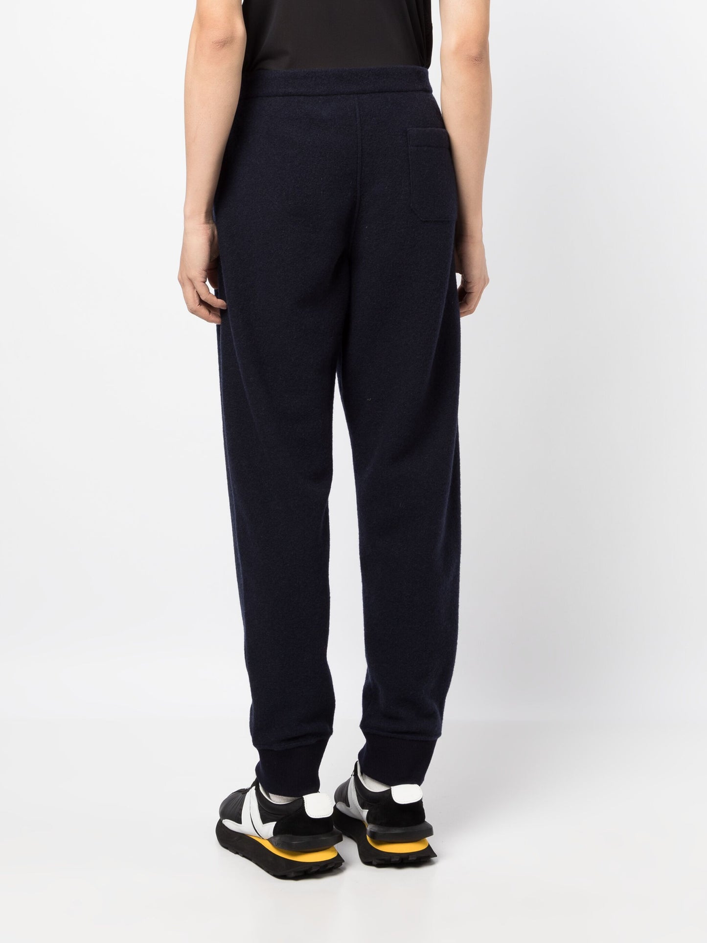 High-Waist Tapered-Leg Trousers