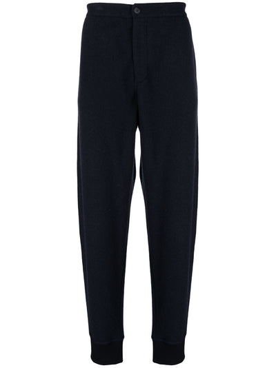 High-Waist Tapered-Leg Trousers