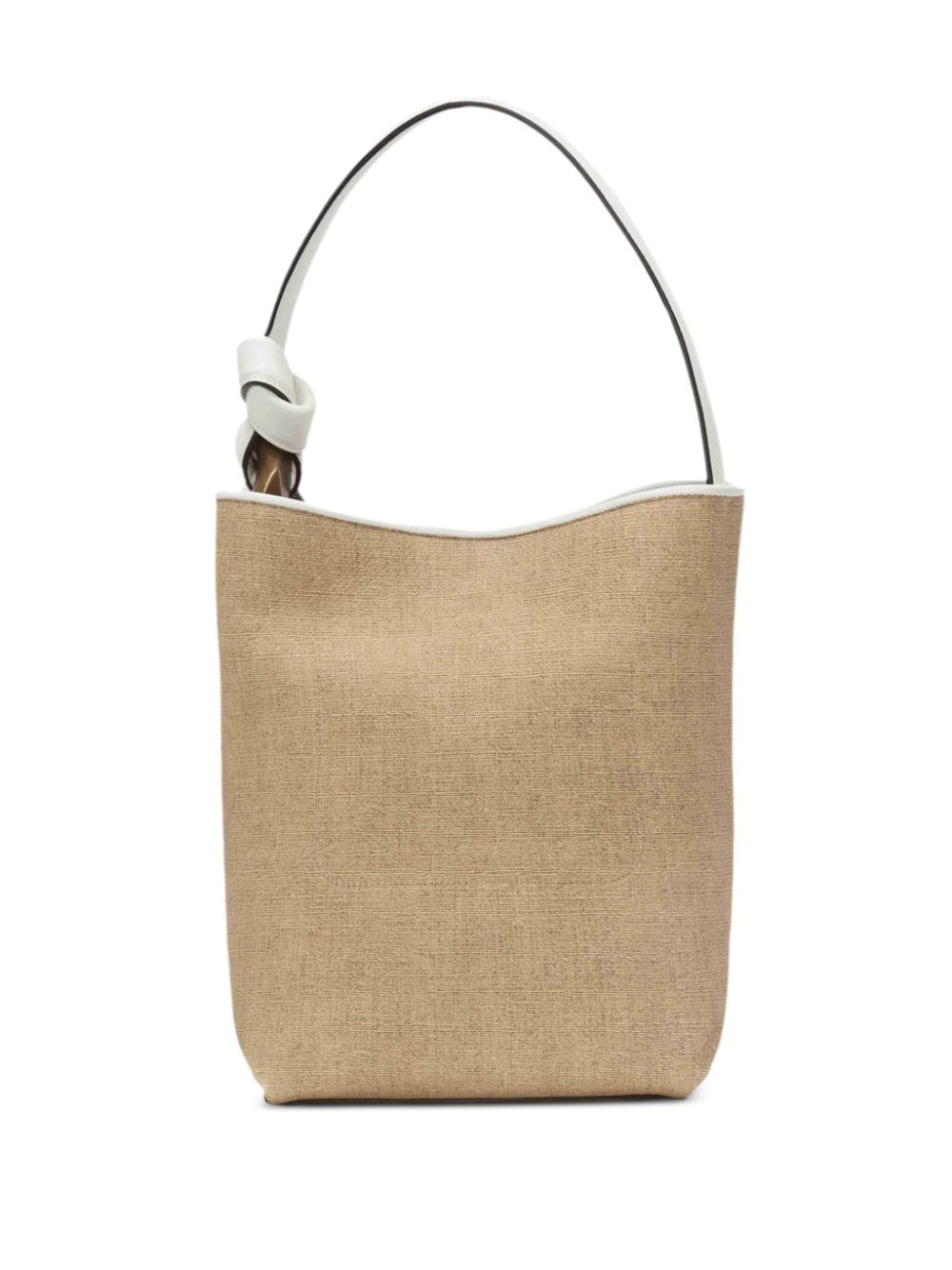 Corner Jute-Print Shoulder Bag