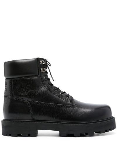 Show 4G-Motif Ankle Leather Boots