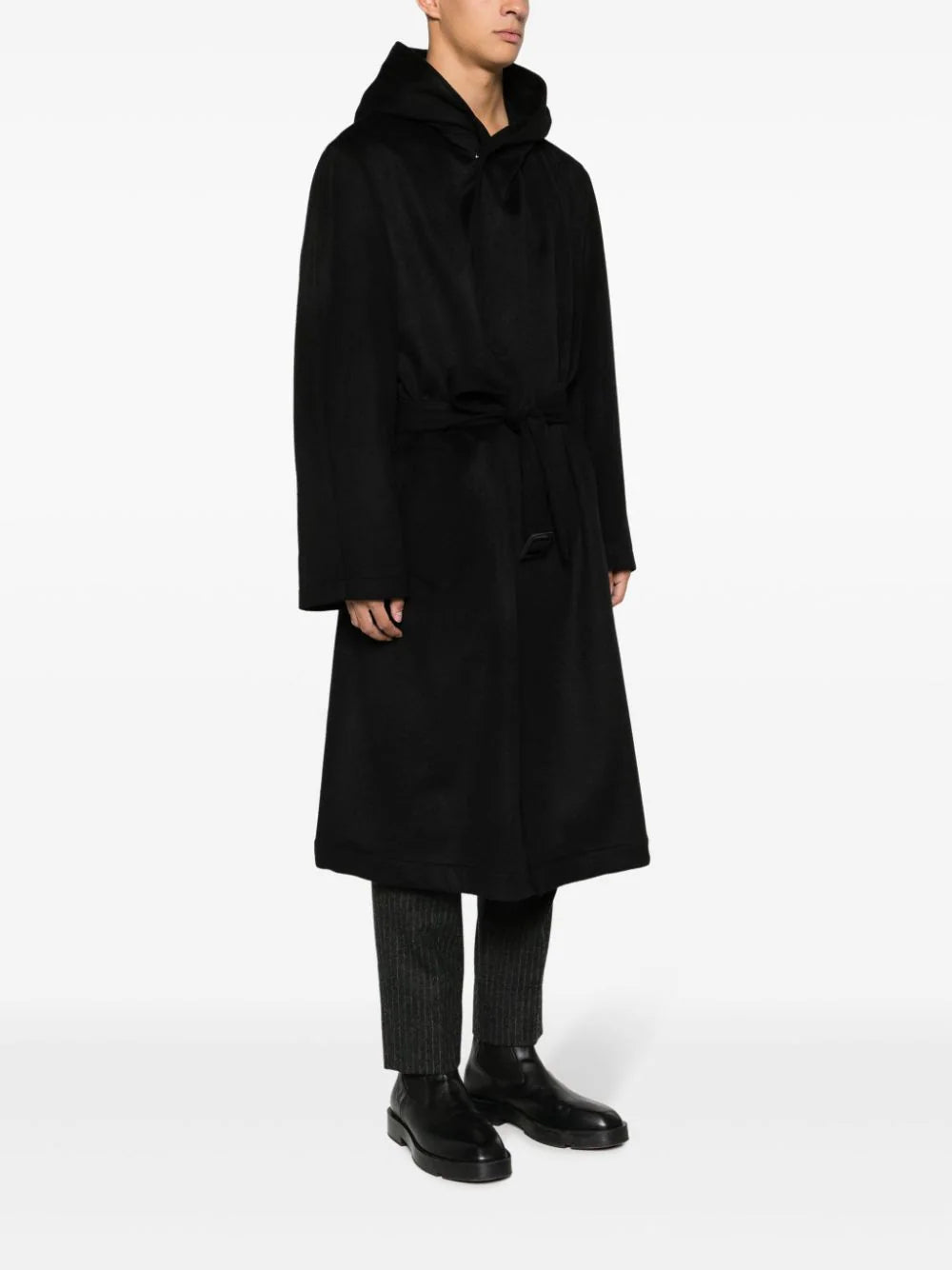 Hooded Belted Coat