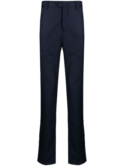 Straight-Leg Wool Trousers