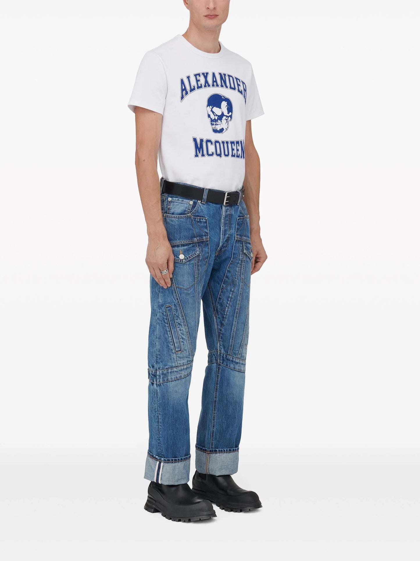 Mid-Rise Straight-Leg Jeans