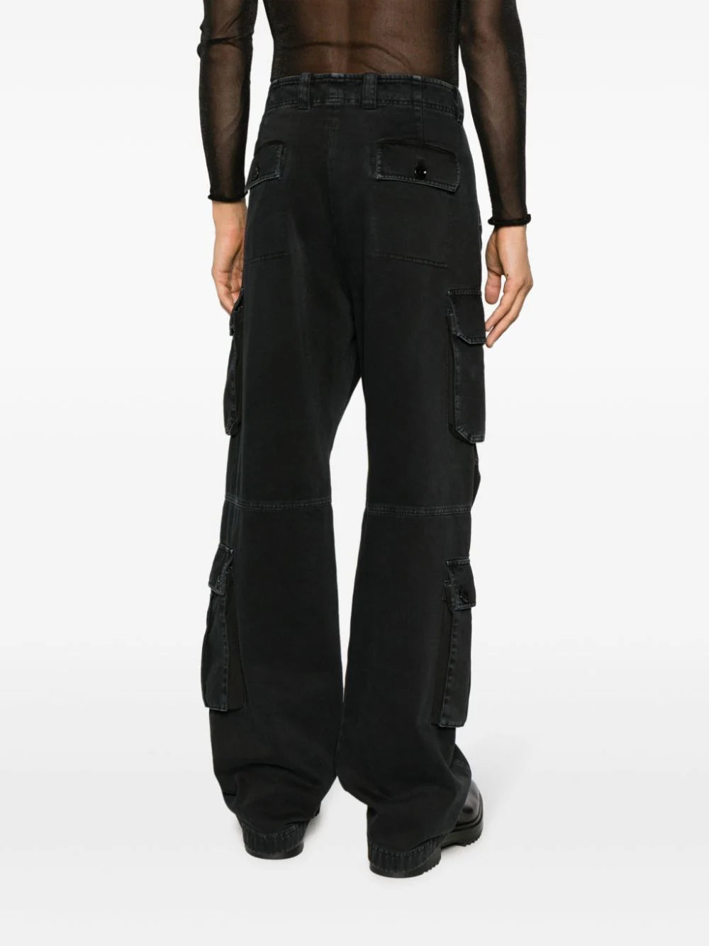 Straight-Leg Cargo Jeans