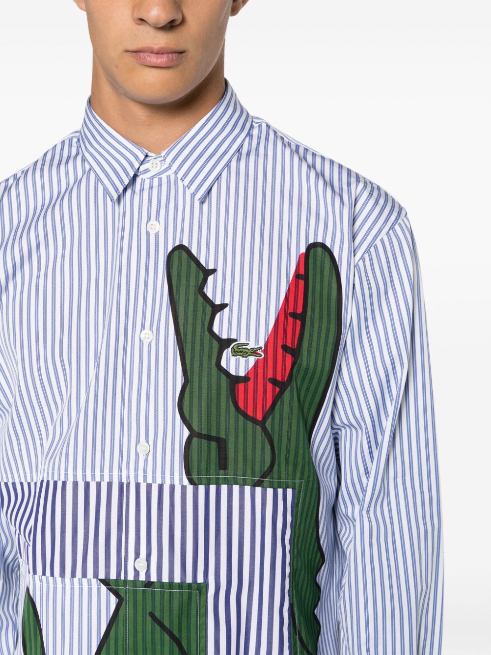 X Lacoste Graphic-Print Shirt