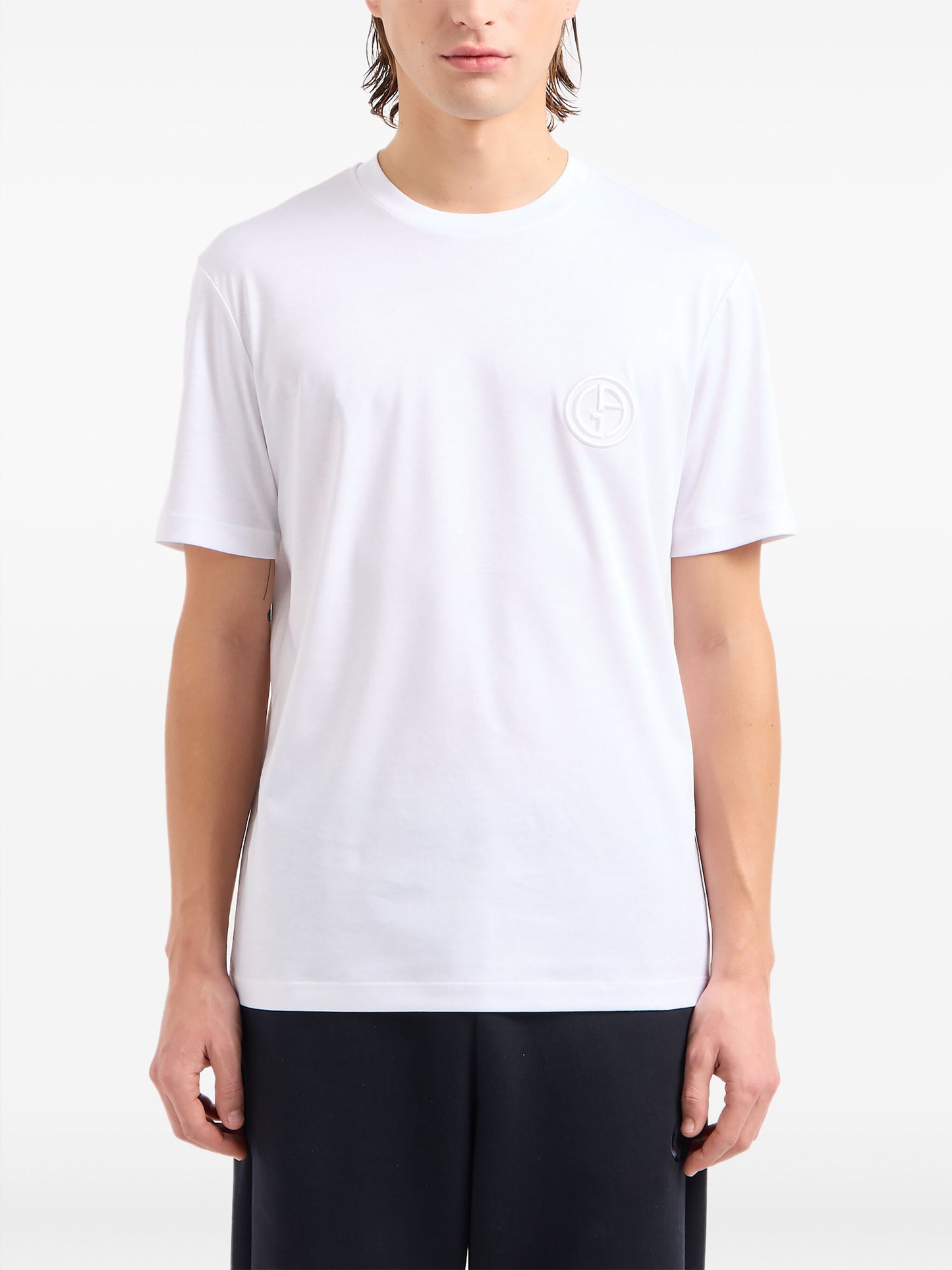 Monogram-Embroidered Cotton T-Shirt