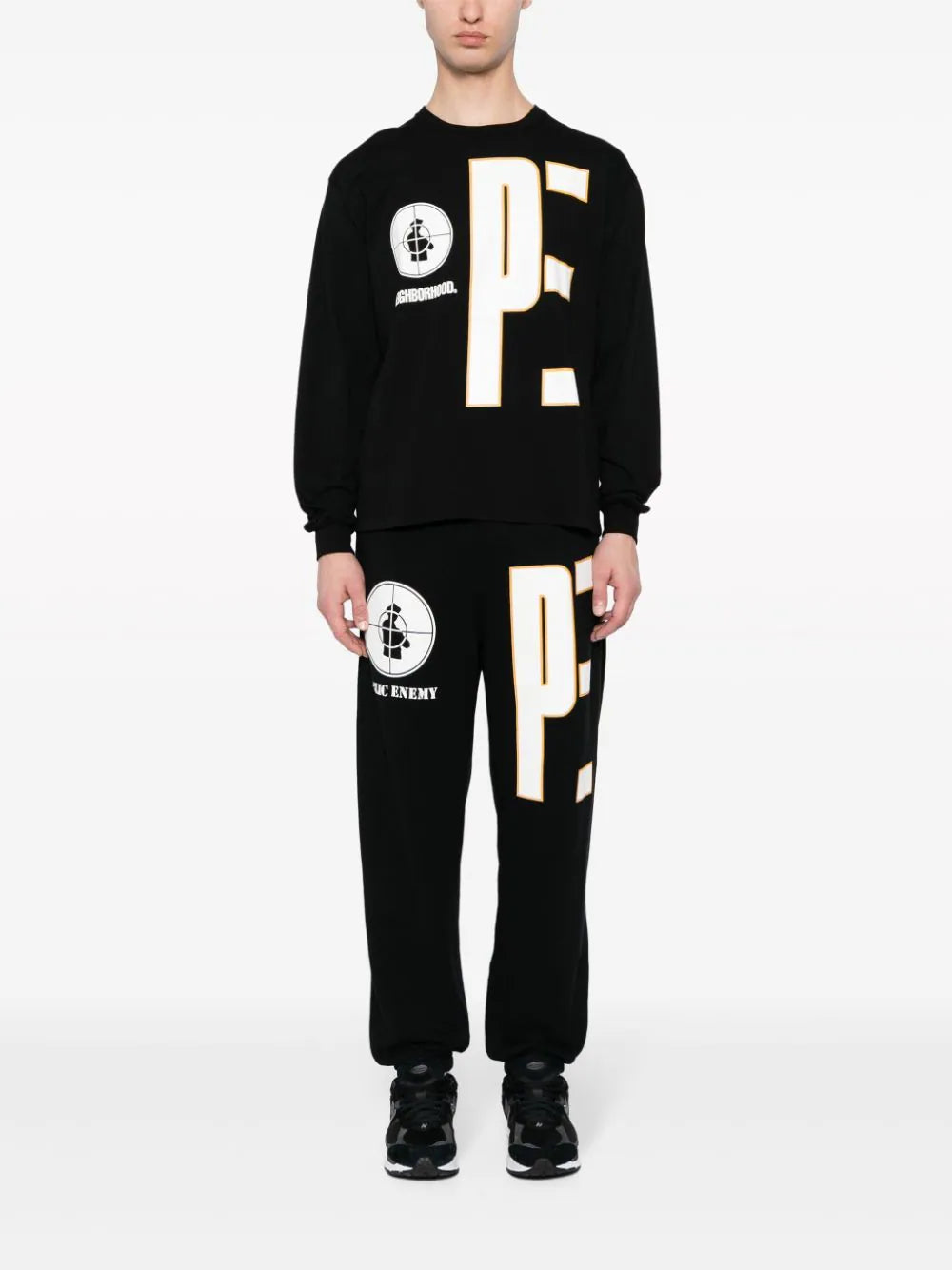 X Public Enemy Logo-Print Track Pants