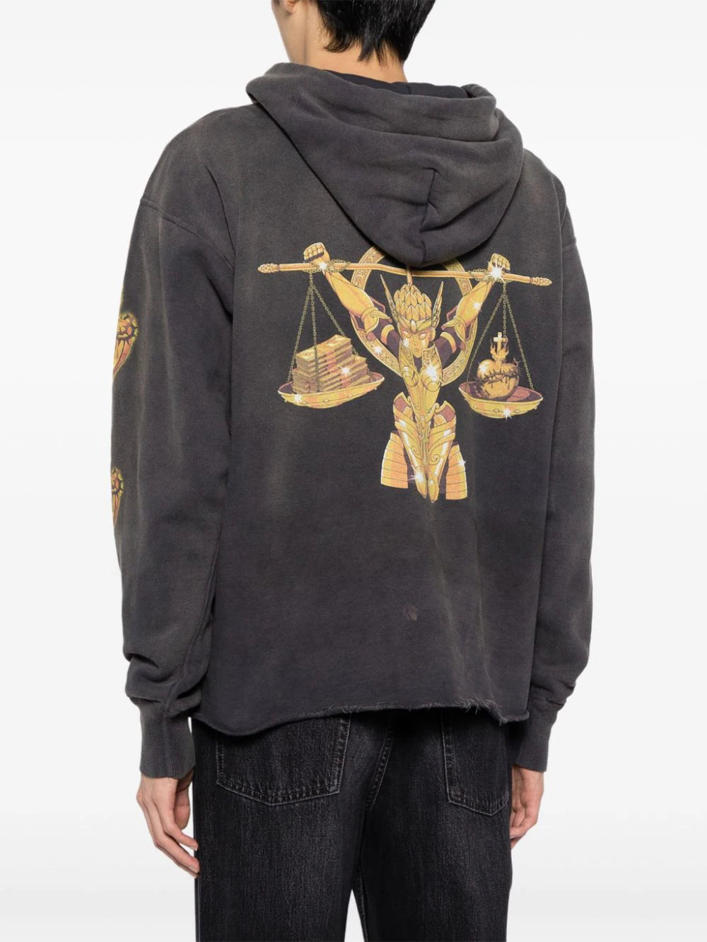 Graphic-Print Cotton Hoodie