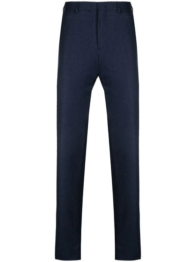 Straight-Leg Wool Trousers