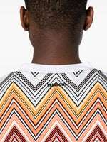 Chevron-Print Cotton T-Shirt