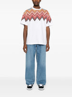 Chevron-Print Cotton T-Shirt