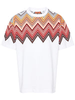 Chevron-Print Cotton T-Shirt