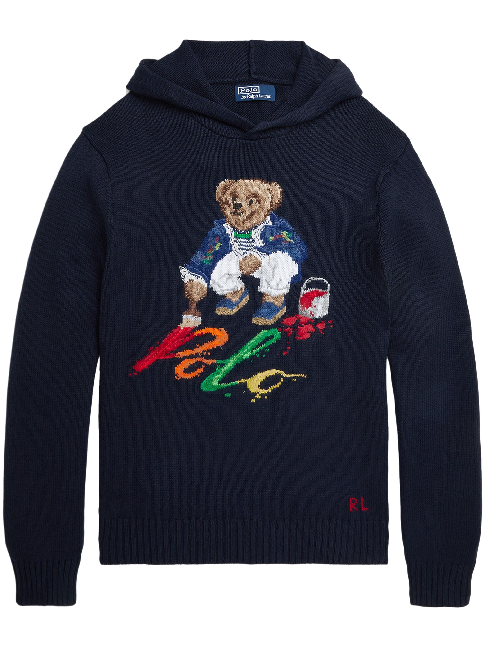 Polo knit hoodie best sale