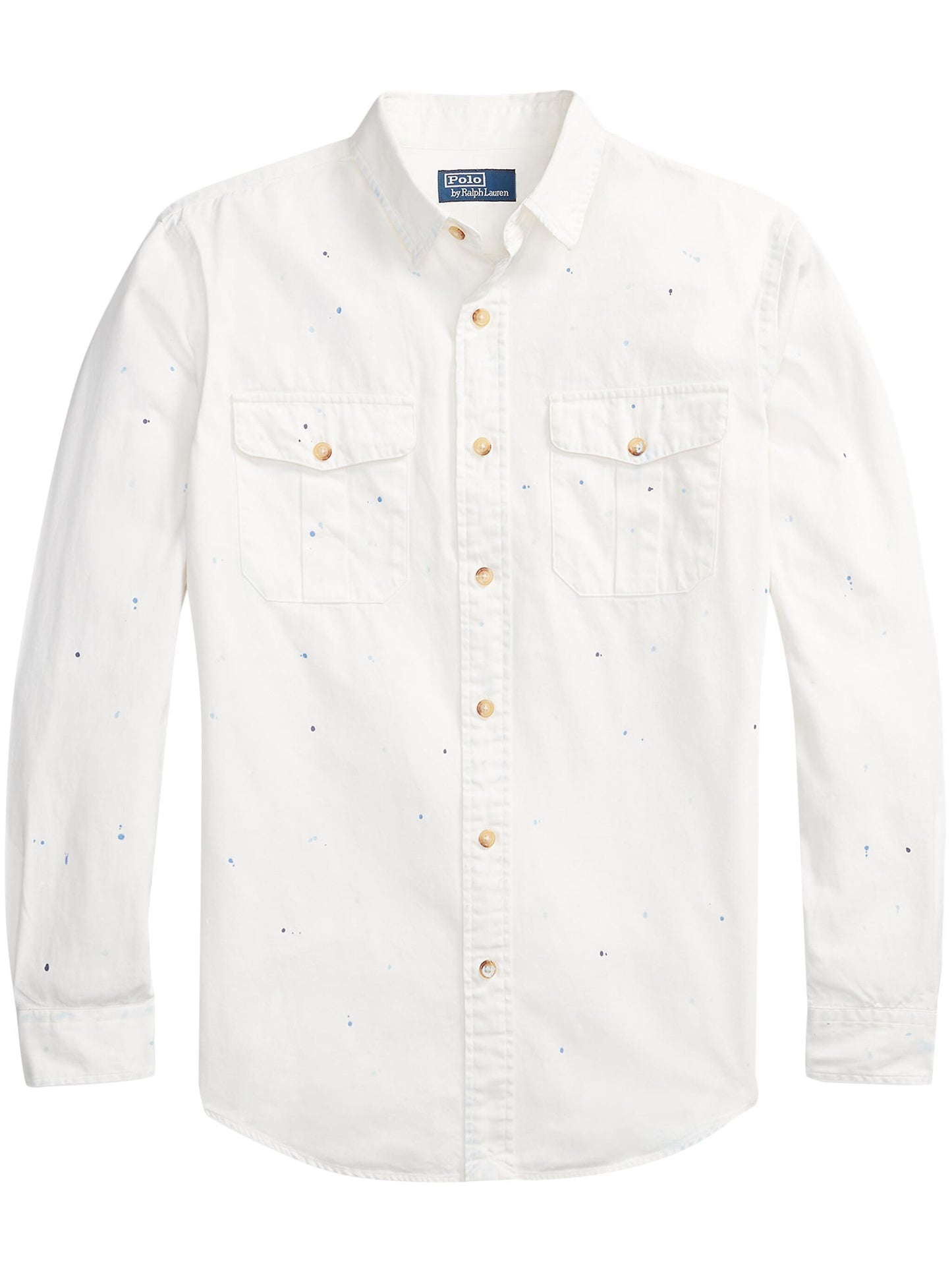 Classic-Collar Cotton Shirt