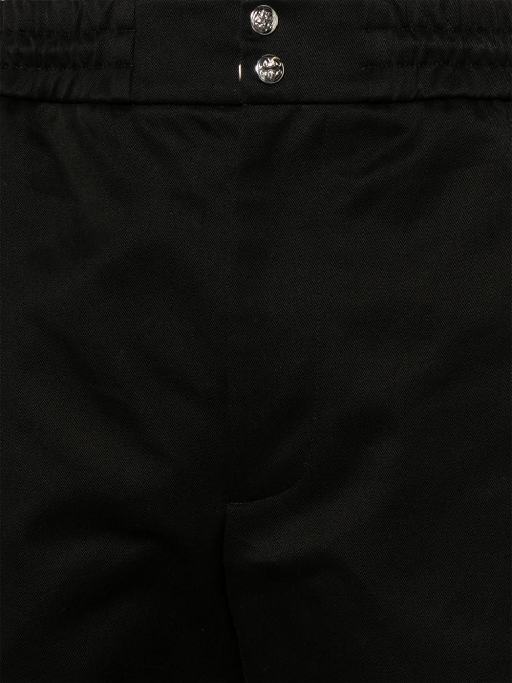 Tapered-Leg Cotton Trousers